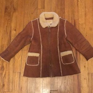 Girls Ugg shearling outwear